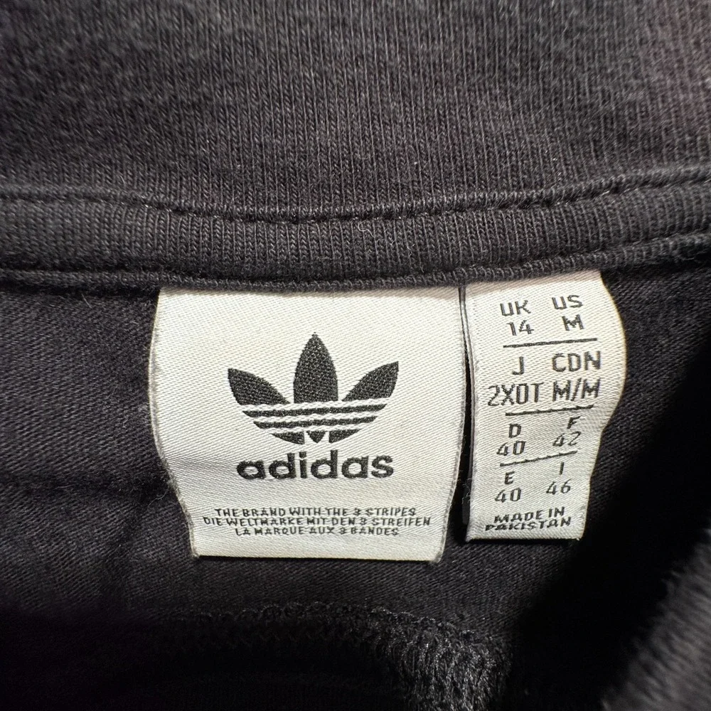 Adidas Shirt Boys Small Black Short‎ Sleeve Tee Logo Spellout Vintage Stripe